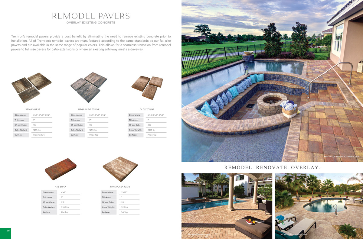 Tremron Hardscape Book Volume 10 104 Page Catalog