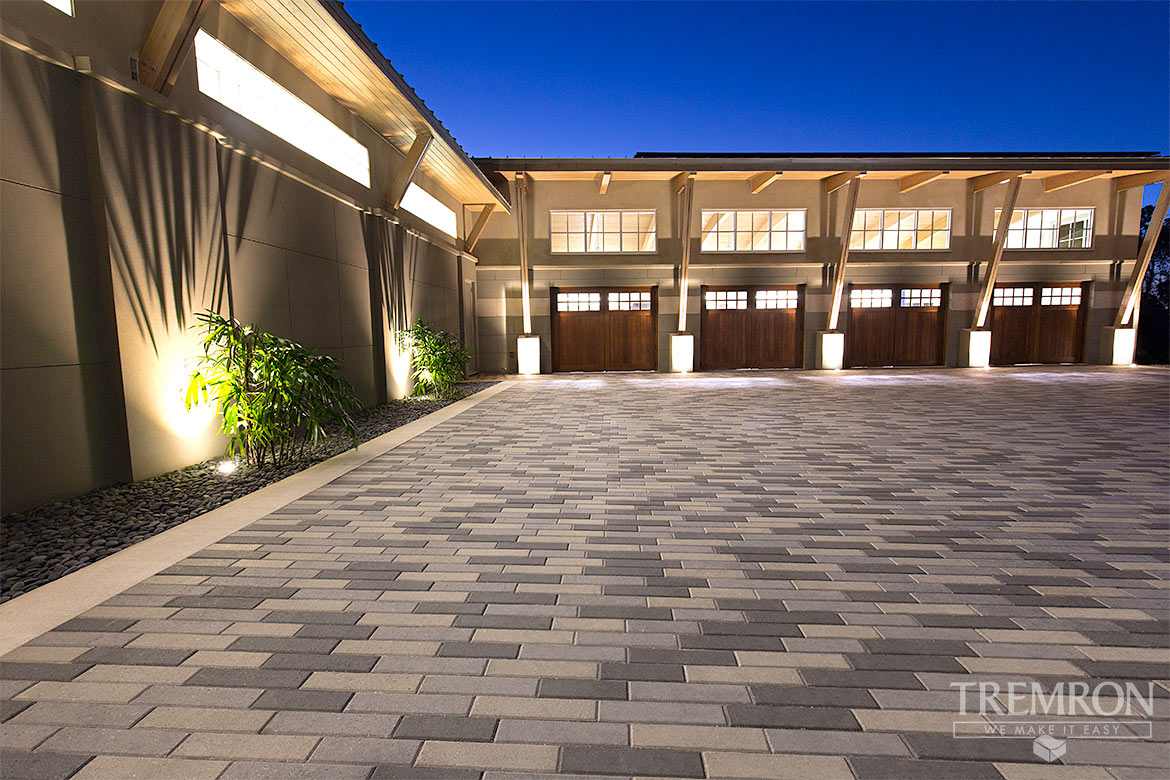 Plank Paver Driveway