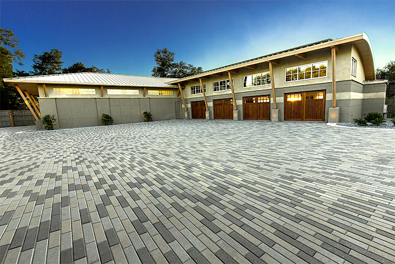 Plank Paver Driveway