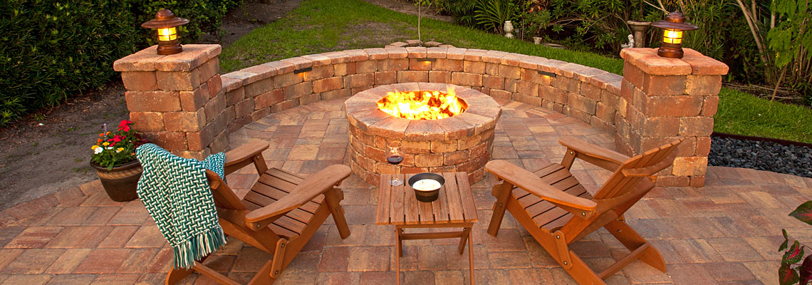 Fire Pits Tremron Jacksonville Pavers, How To Build A Propane Fire Pit With Pavers